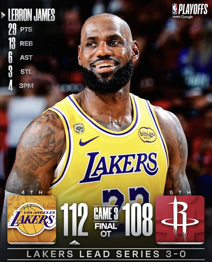 NBA季后赛两场惊天逆转：湖人3-0领先马刺逆转夺
